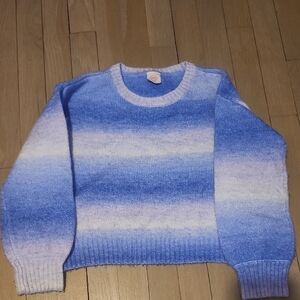 Wonder Nation Blue Gradient Kids Sweater